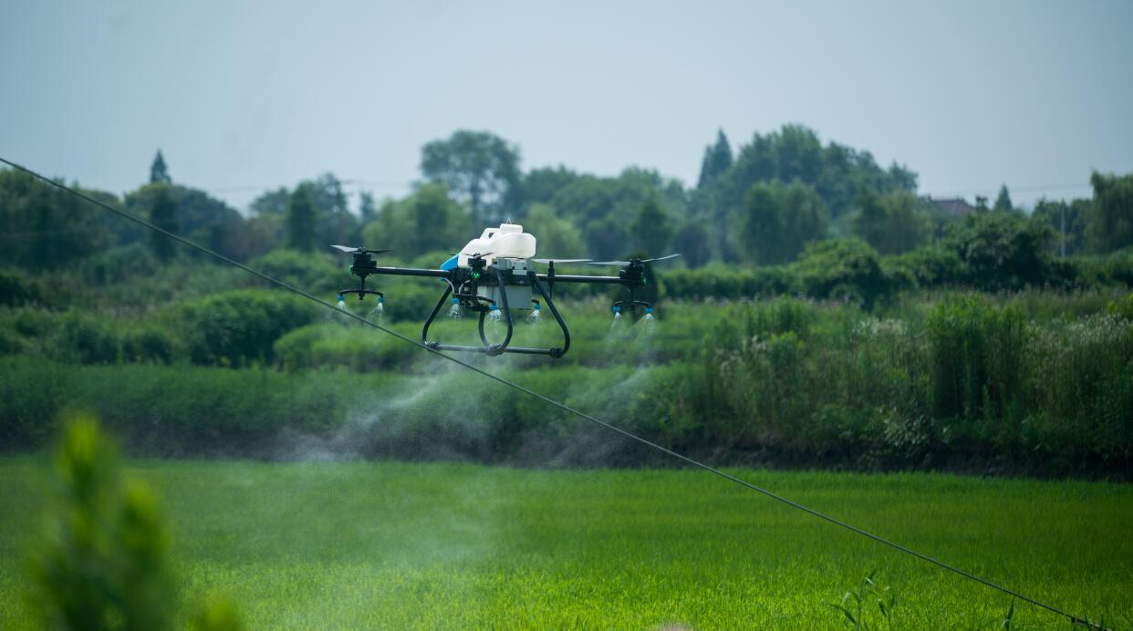 BEONDT spraying drone deployed to control pests and diseases on 190000 acres of rice